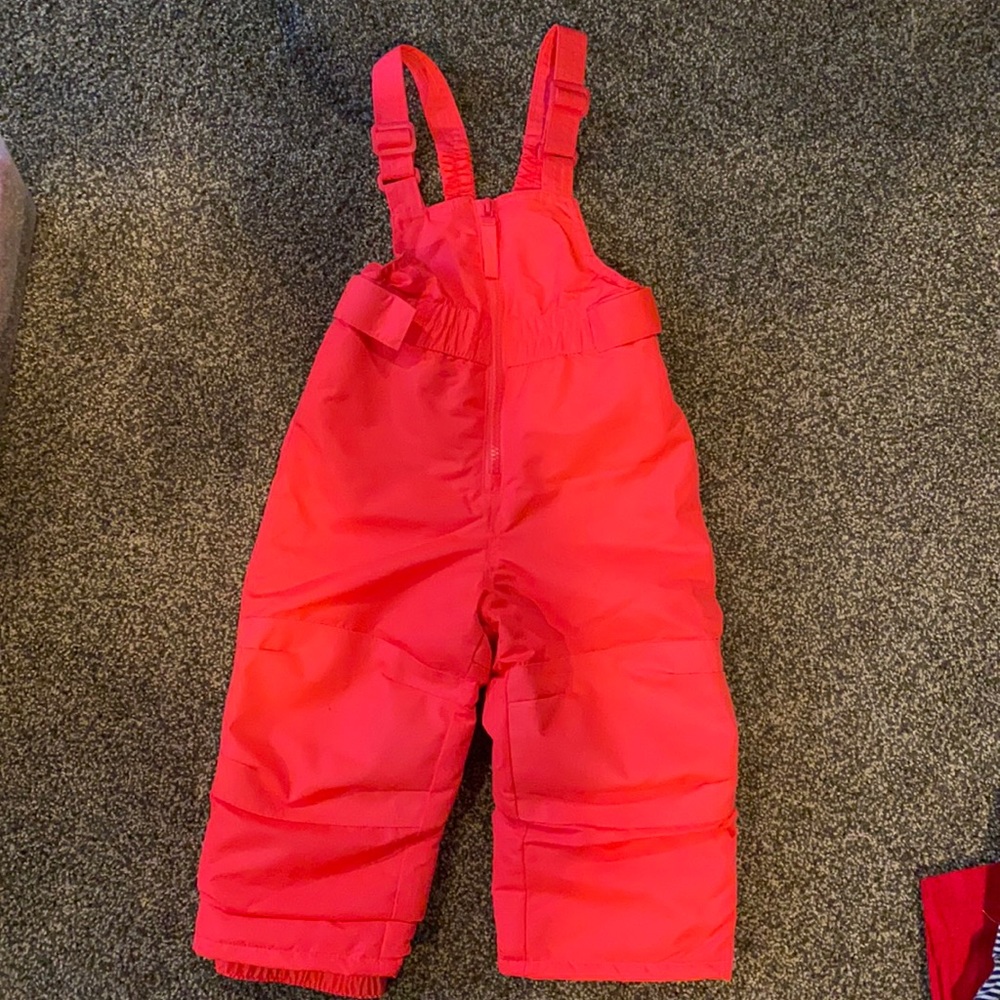 18M Bright pink Snowpants